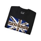 Leopard Print UK Flag Tee - T-Shirt - PureReign Clothing