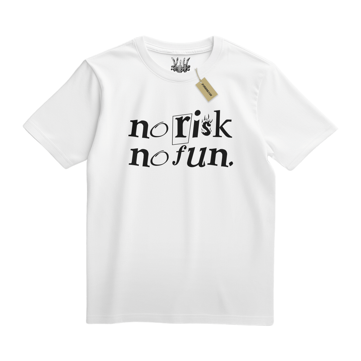 NO risk NO fun Tee - T-Shirt - PureReign Clothing