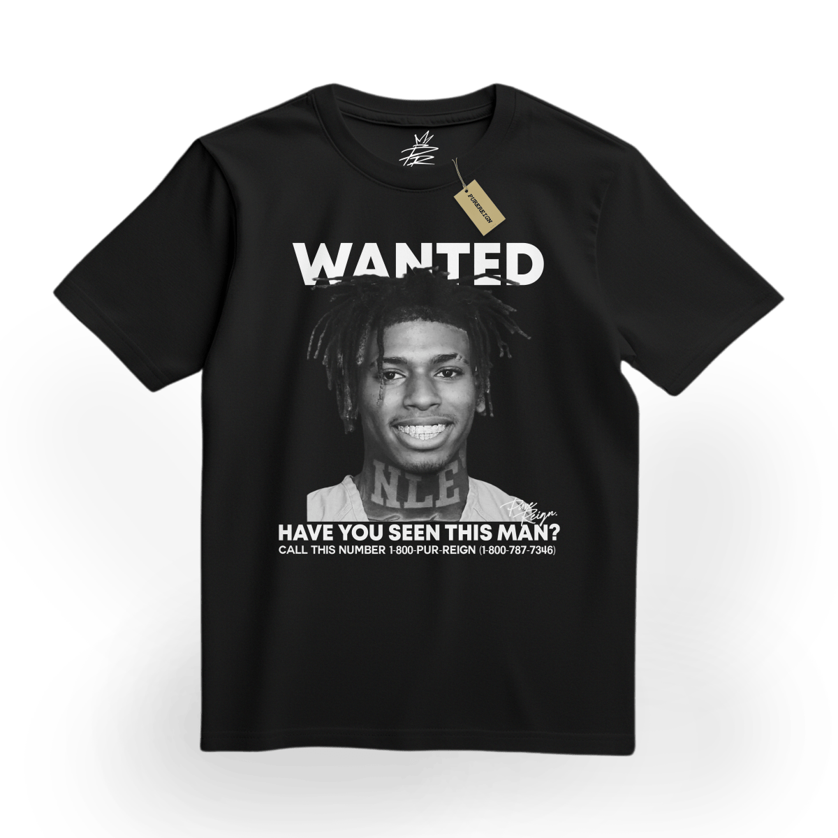 WANTED NLE Choppa Tee - T-Shirt - PureReign Clothing