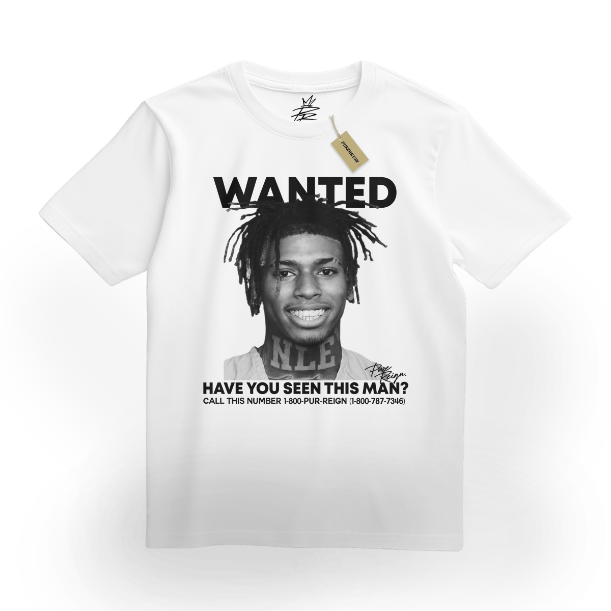 WANTED NLE Choppa Tee - T-Shirt - PureReign Clothing