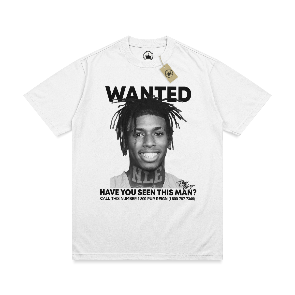 WANTED NLE Choppa Tee - PureReign Clothing